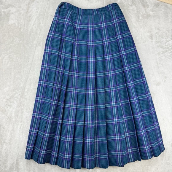 Pendleton & Geiger Womens Wool Plaid Skirt Lot Size 6 Vintage USA /Austria 24x32 - Picture 6 of 16